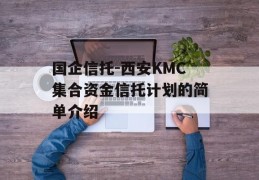 国企信托-西安KMC集合资金信托计划的简单介绍