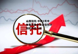 山西信托-中林1号中林集团集合资金信托计划的简单介绍