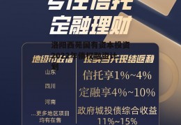 洛阳西苑国有资本投资2022年债权融资计划