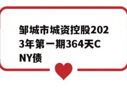 邹城市城资控股2023年第一期364天CNY债