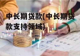 中长期贷款(中长期贷款支持领域)