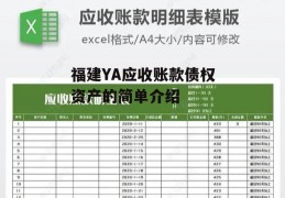 福建YA应收账款债权资产的简单介绍