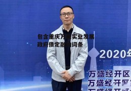 包含重庆万盛实业发展政府债定融的词条