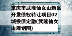 重庆市武隆仙女山新区开发债权转让项目02城投债定融(武隆仙女山规划图)