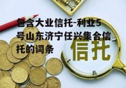 包含大业信托-利业5号山东济宁任兴集合信托的词条