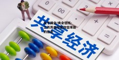 关于国企/央企信托-江苏苏南句容政信项目的信息