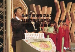 金乡金源国有资本2022政信债权资产(淄博2020年政府债券)