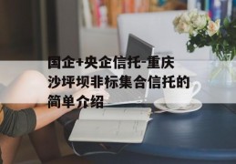 国企+央企信托-重庆沙坪坝非标集合信托的简单介绍