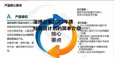 淄博公有2022年债权融资计划的简单介绍