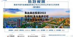 鱼台鑫达投资2022年债权(鱼台县鑫达经济开发投资有限公司)