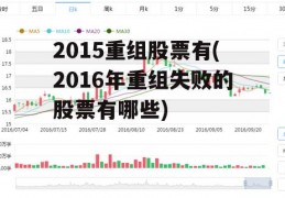 2015重组股票有(2016年重组失败的股票有哪些)