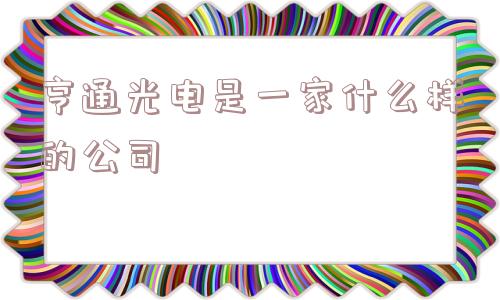 亨通光电是一家什么样的公司