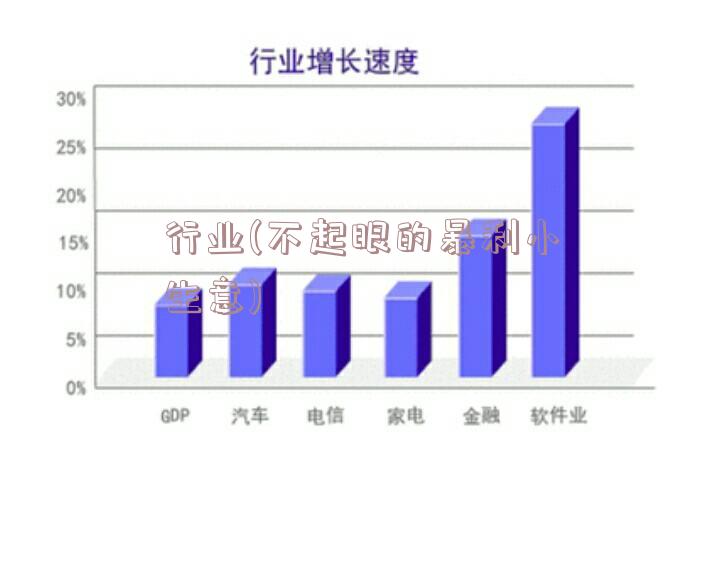 行业(不起眼的暴利小生意)