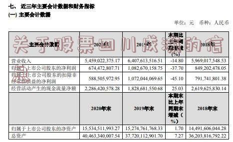 关于股票四川成渝的信息