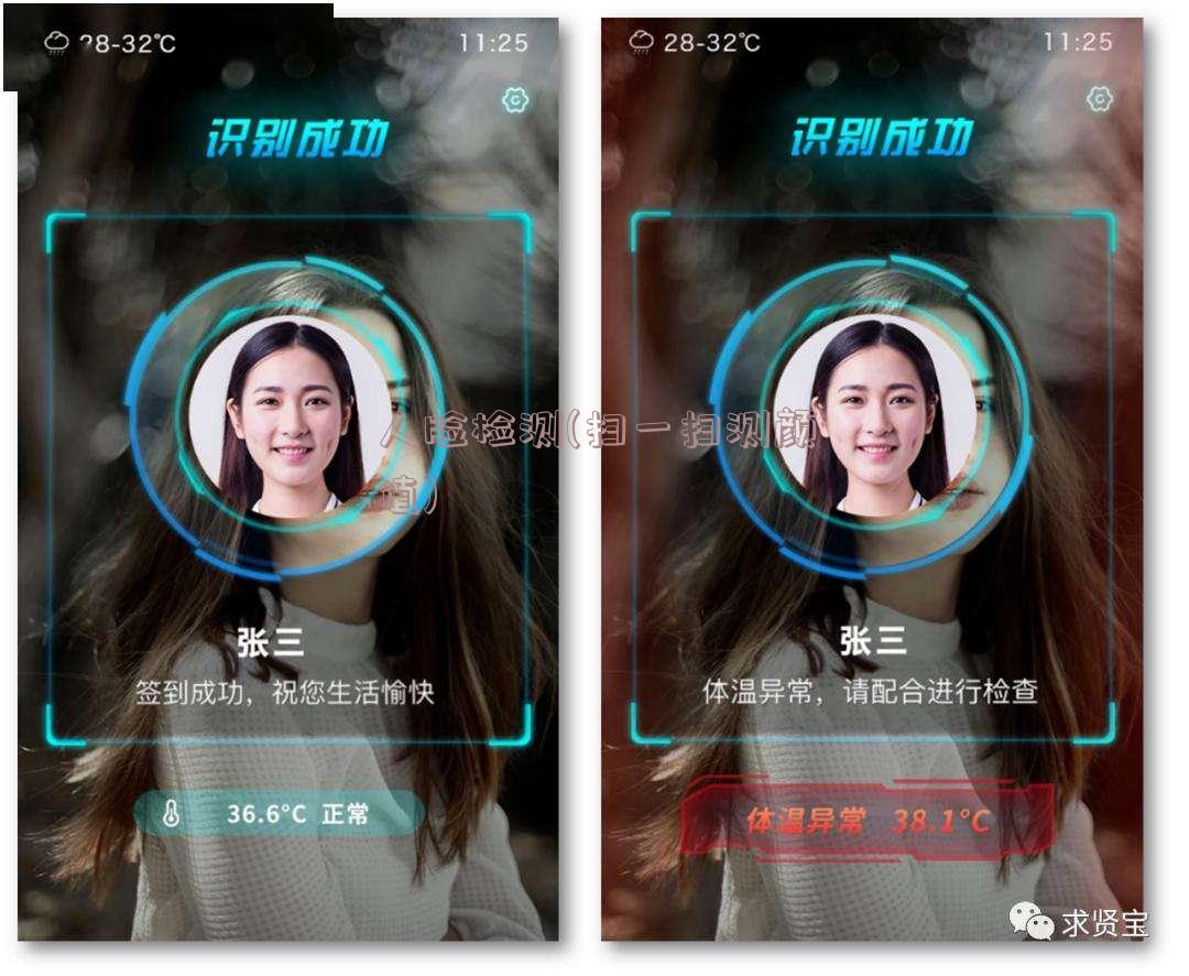 人脸检测(扫一扫测颜值)