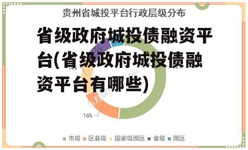 省级政府城投债融资平台(省级政府城投债融资平台有哪些)