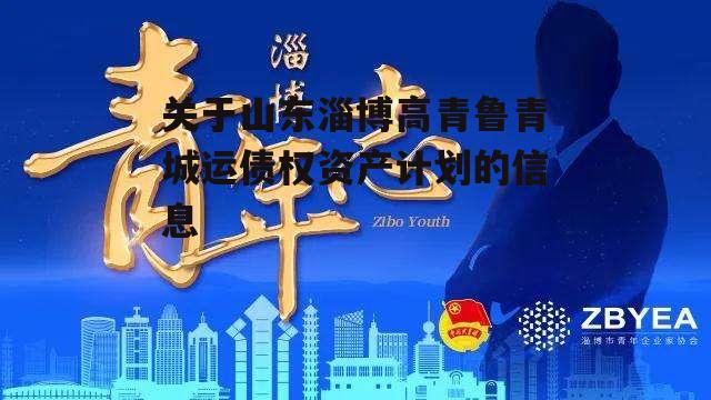 关于山东淄博高青鲁青城运债权资产计划的信息