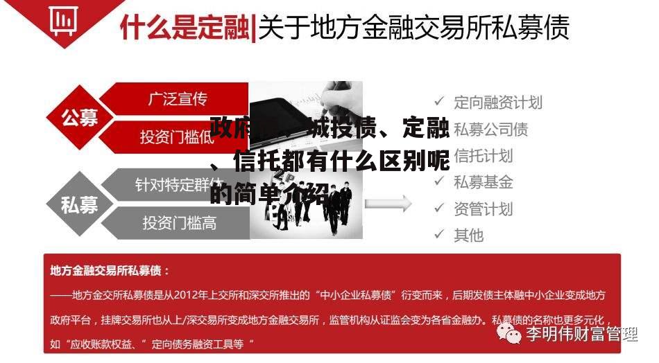 政府债、城投债、定融、信托都有什么区别呢的简单介绍