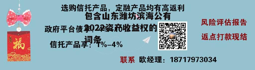 包含山东潍坊滨海公有2022资产收益权的词条