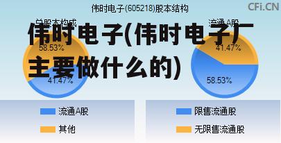 伟时电子(伟时电子厂主要做什么的)