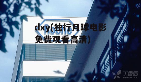 dxy(独行月球电影免费观看高清)