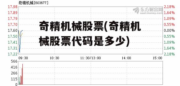 奇精机械股票(奇精机械股票代码是多少)