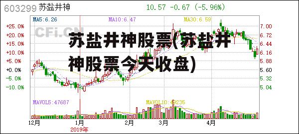 苏盐井神股票(苏盐井神股票今天收盘)