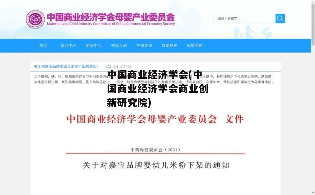 中国商业经济学会(中国商业经济学会商业创新研究院)