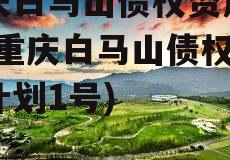 重庆白马山债权资产计划(重庆白马山债权资产计划1号)