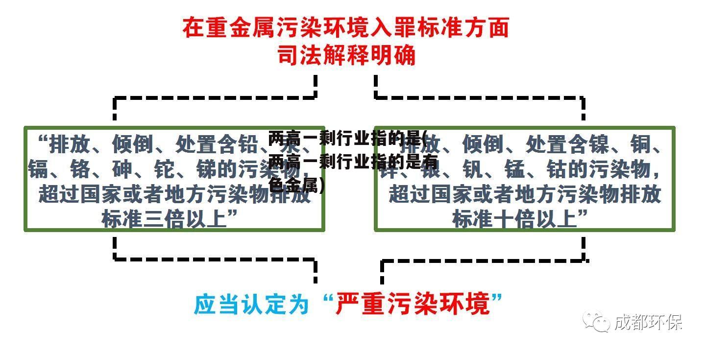 两高一剩行业指的是(两高一剩行业指的是有色金属)