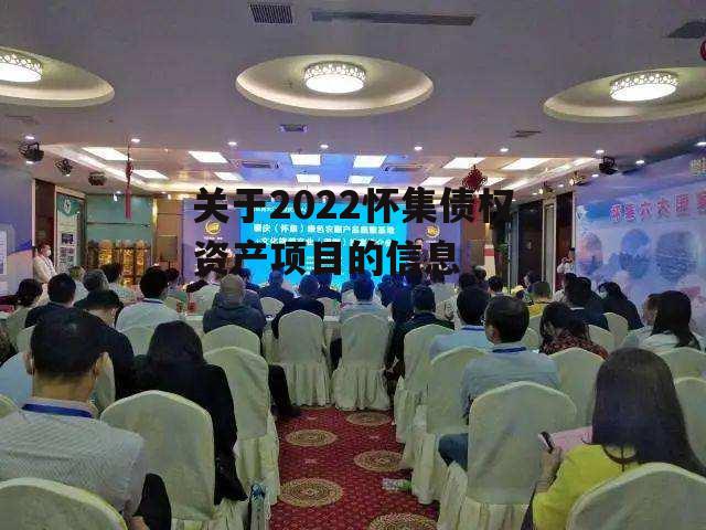 关于2022怀集债权资产项目的信息