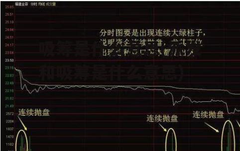 吸筹是什么意思(派发和吸筹是什么意思)
