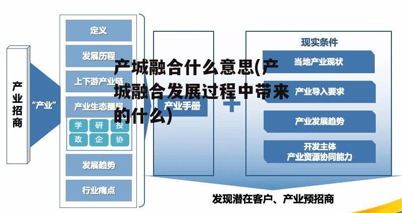 产城融合什么意思(产城融合发展过程中带来的什么)