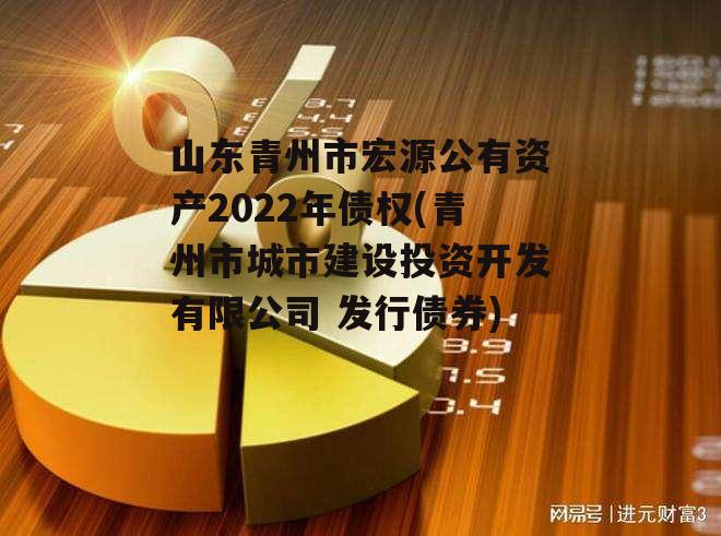 山东青州市宏源公有资产2022年债权(青州市城市建设投资开发有限公司 发行债券)