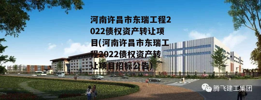 河南许昌市东瑞工程2022债权资产转让项目(河南许昌市东瑞工程2022债权资产转让项目招标公告)