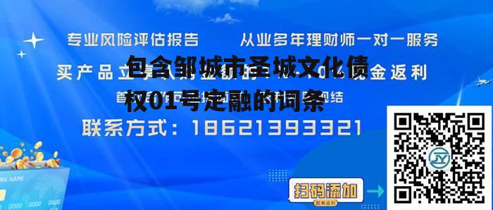 包含邹城市圣城文化债权01号定融的词条