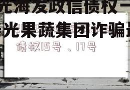 寿光海发政信债权一号(寿光果蔬集团诈骗最新)