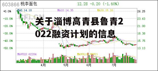 关于淄博高青县鲁青2022融资计划的信息