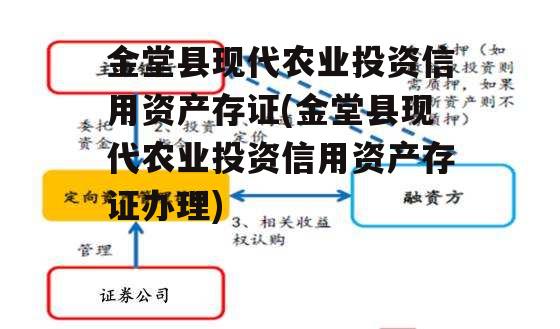 金堂县现代农业投资信用资产存证(金堂县现代农业投资信用资产存证办理)