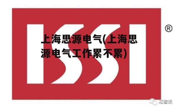 上海思源电气(上海思源电气工作累不累)