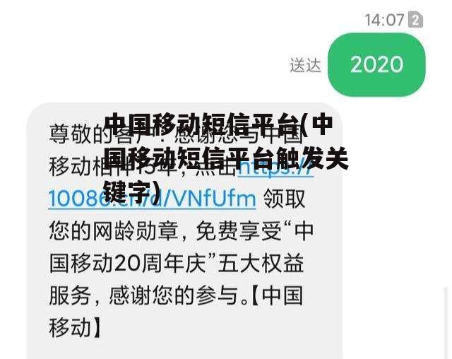 中国移动短信平台(中国移动短信平台触发关键字)