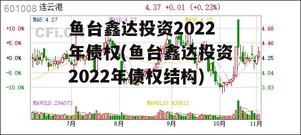 鱼台鑫达投资2022年债权(鱼台鑫达投资2022年债权结构)