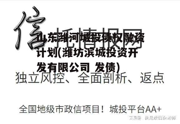 山东潍河城投债权融资计划(潍坊滨城投资开发有限公司 发债)