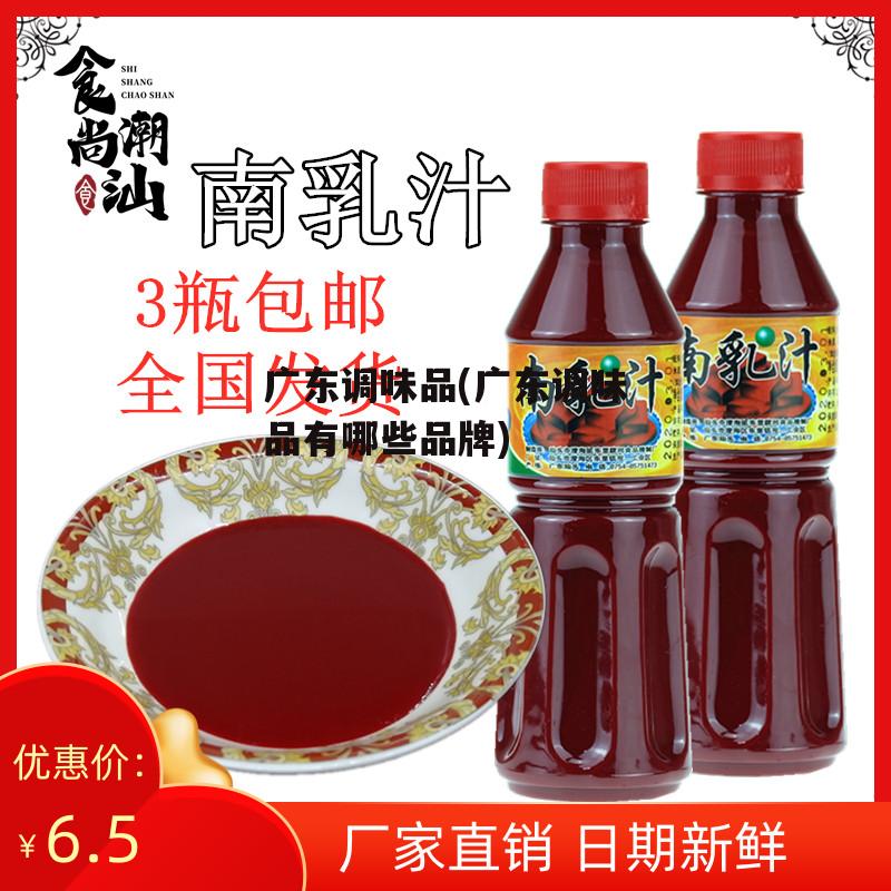 广东调味品(广东调味品有哪些品牌)