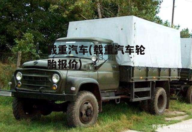 载重汽车(载重汽车轮胎报价)