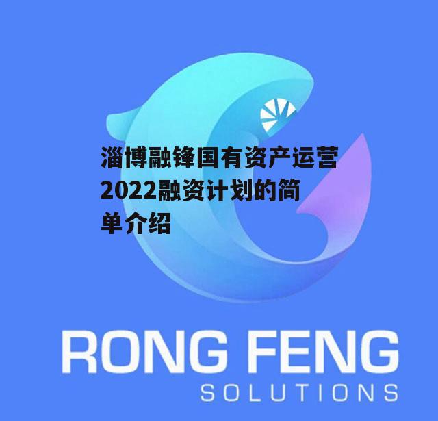 淄博融锋国有资产运营2022融资计划的简单介绍