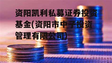 资阳凯利私募证券投资基金(资阳市中子投资管理有限公司)