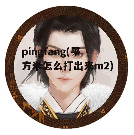 pingfang(平方米怎么打出来m2)