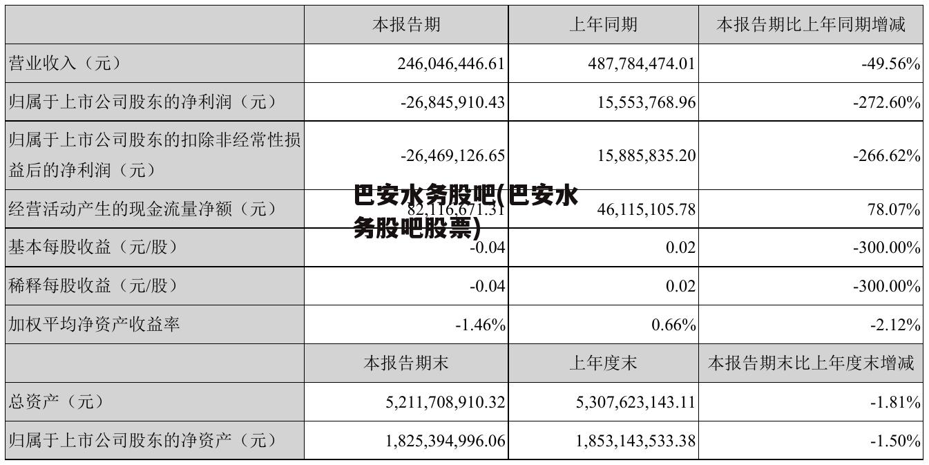 巴安水务股吧(巴安水务股吧股票)