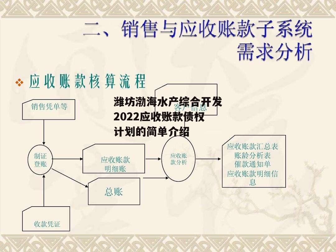 潍坊渤海水产综合开发2022应收账款债权计划的简单介绍